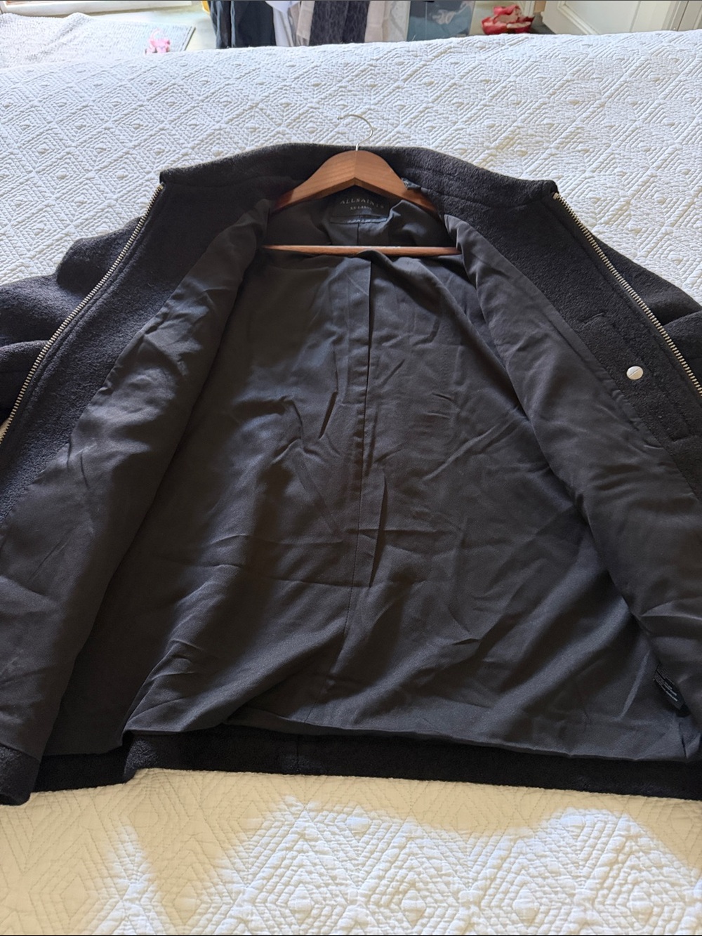 AllSaints | Woman’s Zip-front Wool jacket Original price $1,072 - Picture 11 of 13